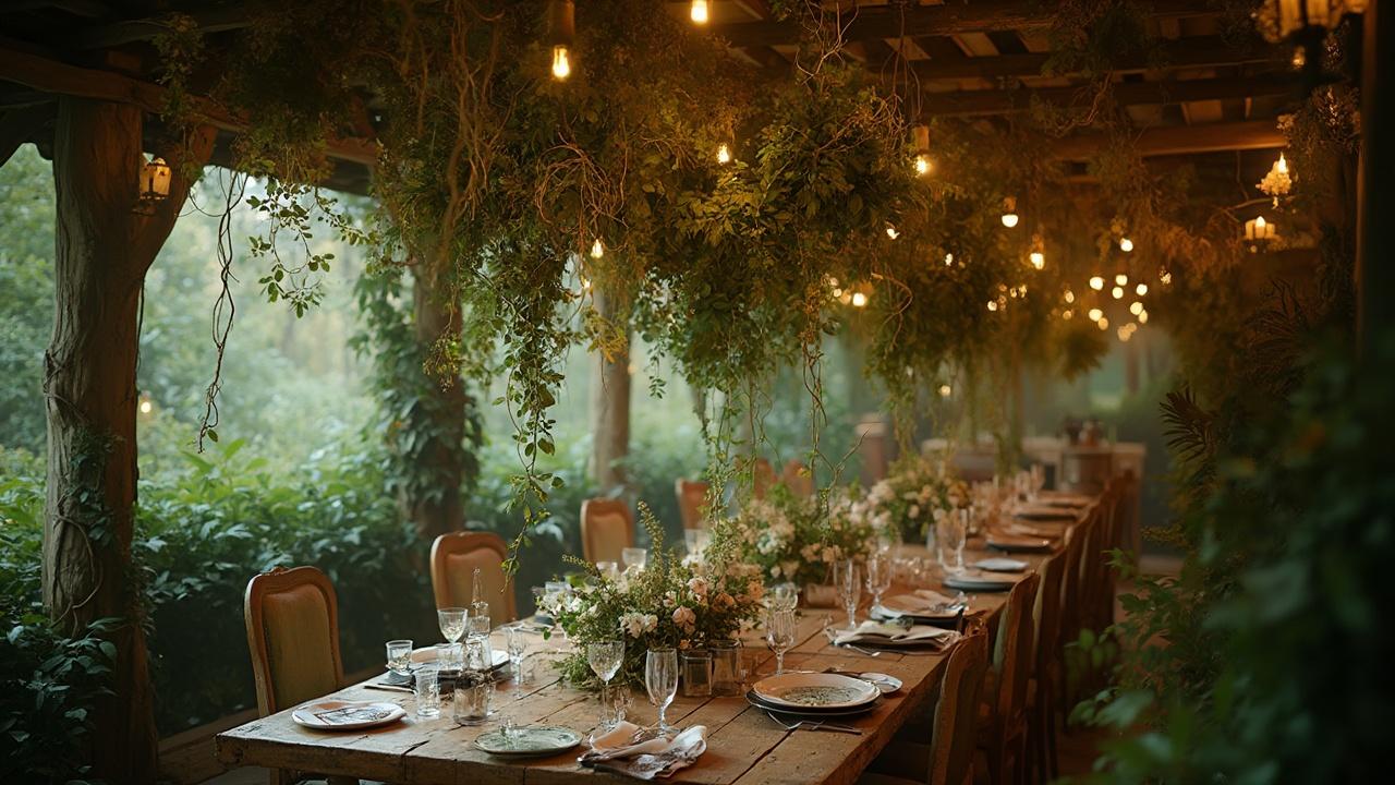 Créez une décoration de table de Noël naturelle avec des éléments enchanteurs de la forêt