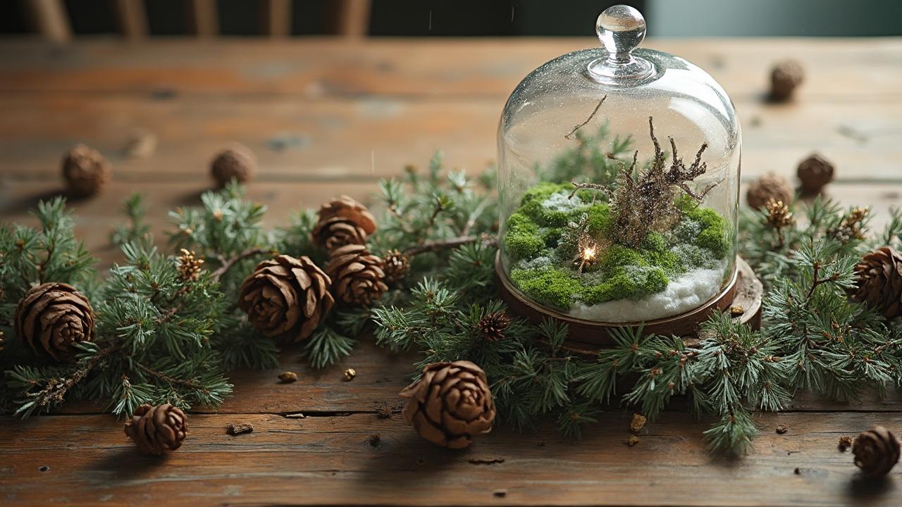 Centre de table de Noël nature : 15 idées DIY pour une décoration festive et écologique