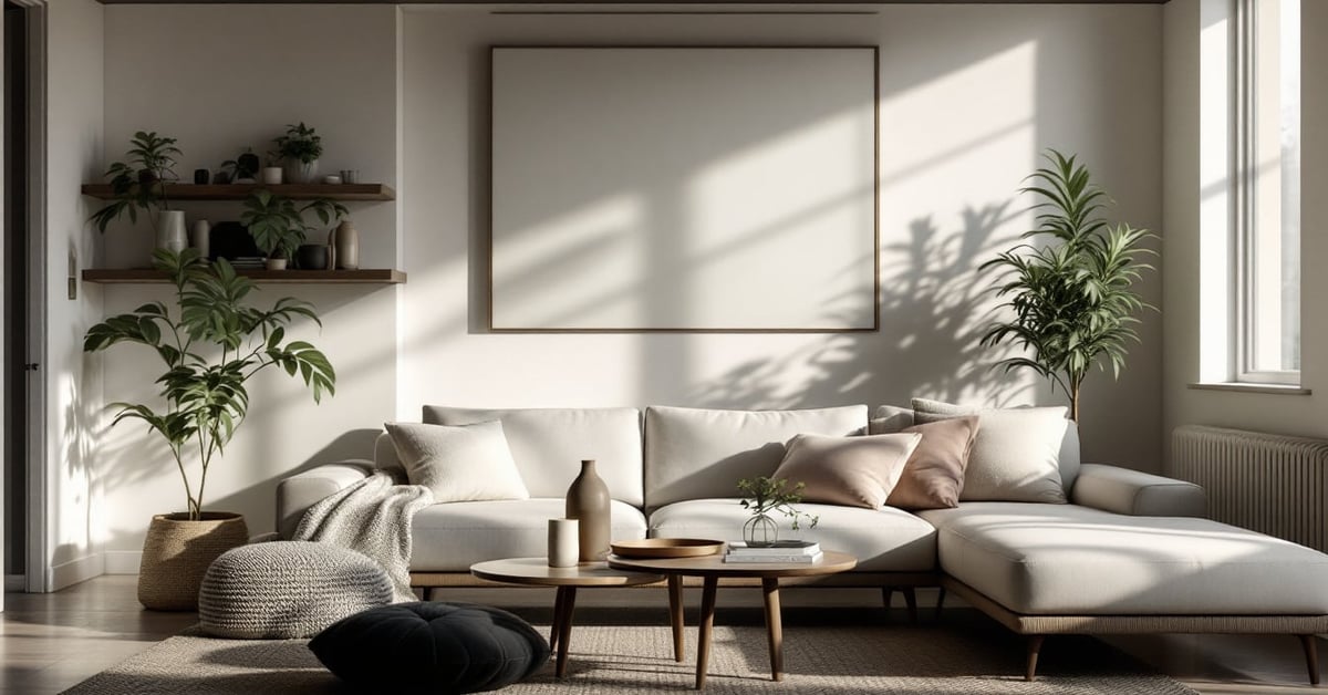 Décoration pour intérieur maison moderne avec ambiance chaleureuse et design élégant